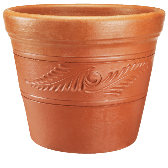 slide 1 of 1, 16In Terracotta Vase, 1 ct