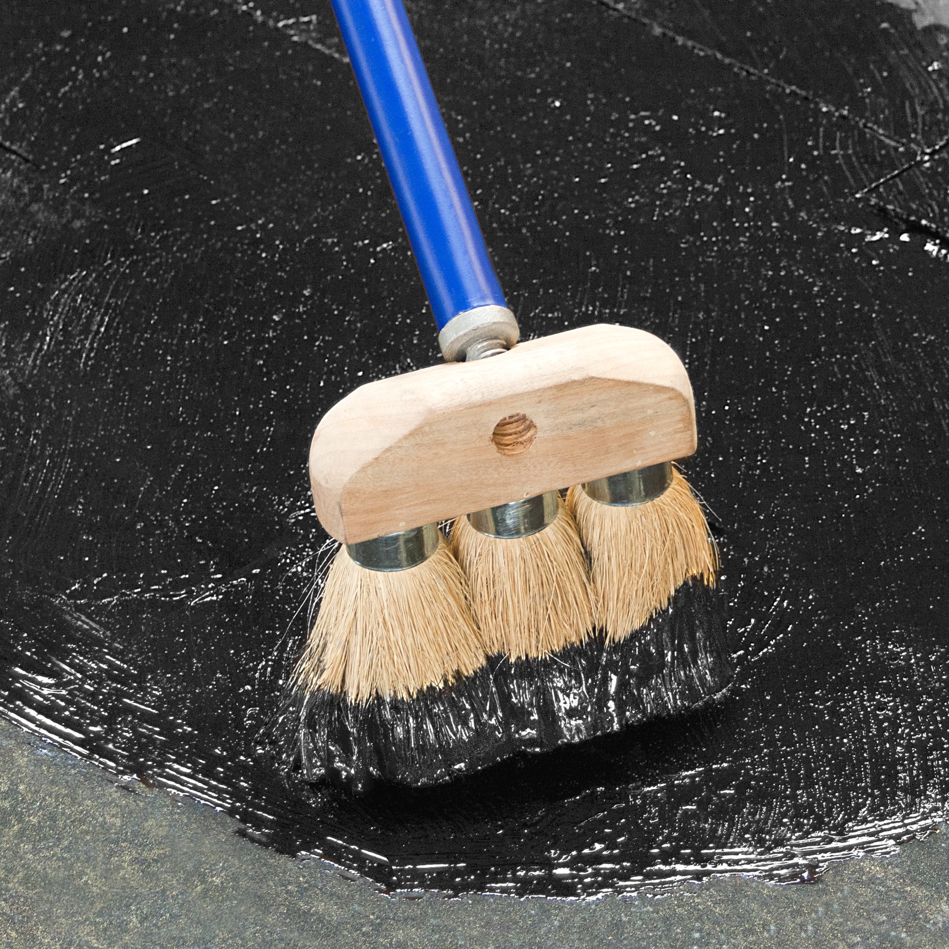 slide 2 of 2, kraft 1.75-in x 6-in Tampico fibers Asphalt Brush, 1 ct