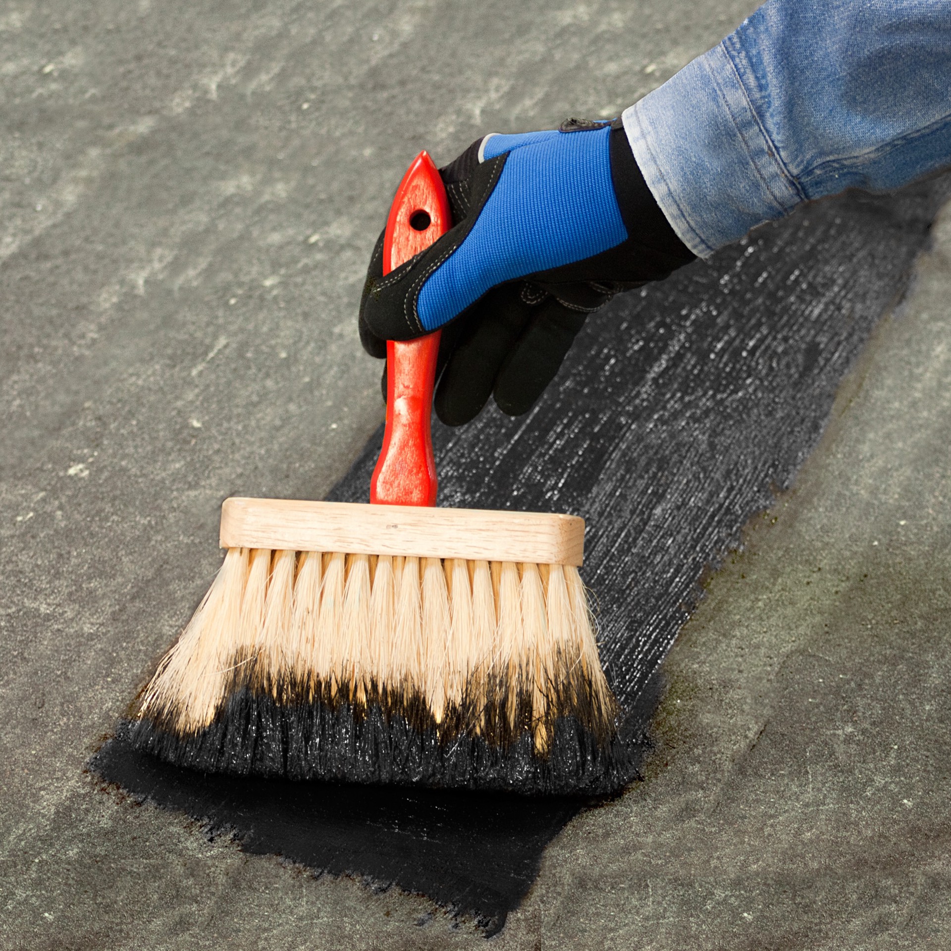 slide 2 of 2, kraft 2-in x 6.5-in Tampico fibers Asphalt Brush, 1 ct