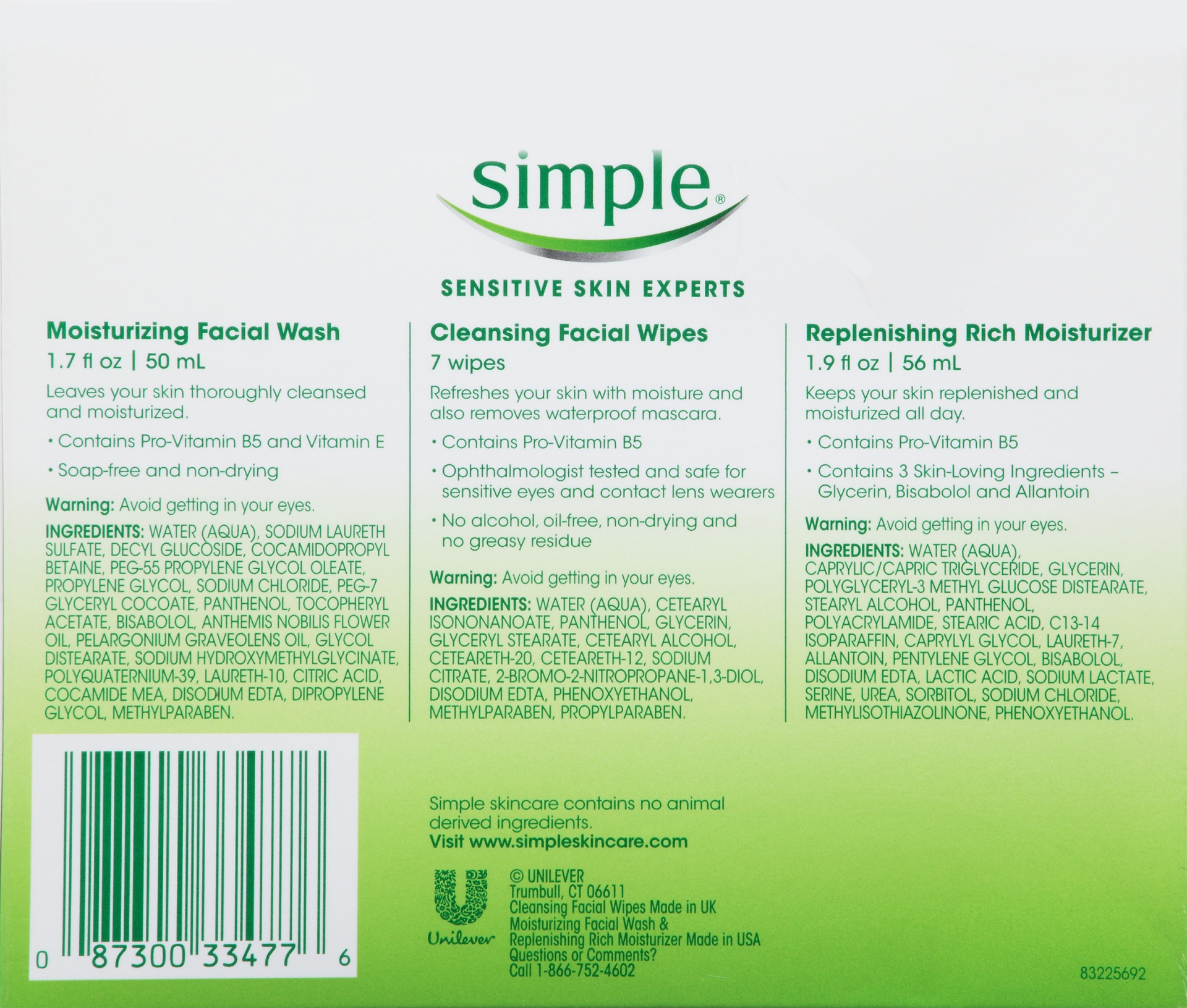 slide 6 of 7, Simple Face Care Starter Kit, 1 ct