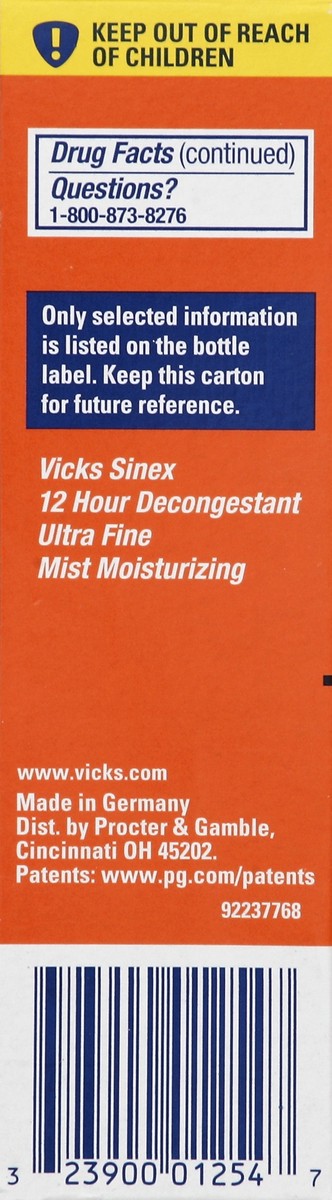 slide 3 of 5, Vicks Decongestant 0.5 oz, 0.5 oz