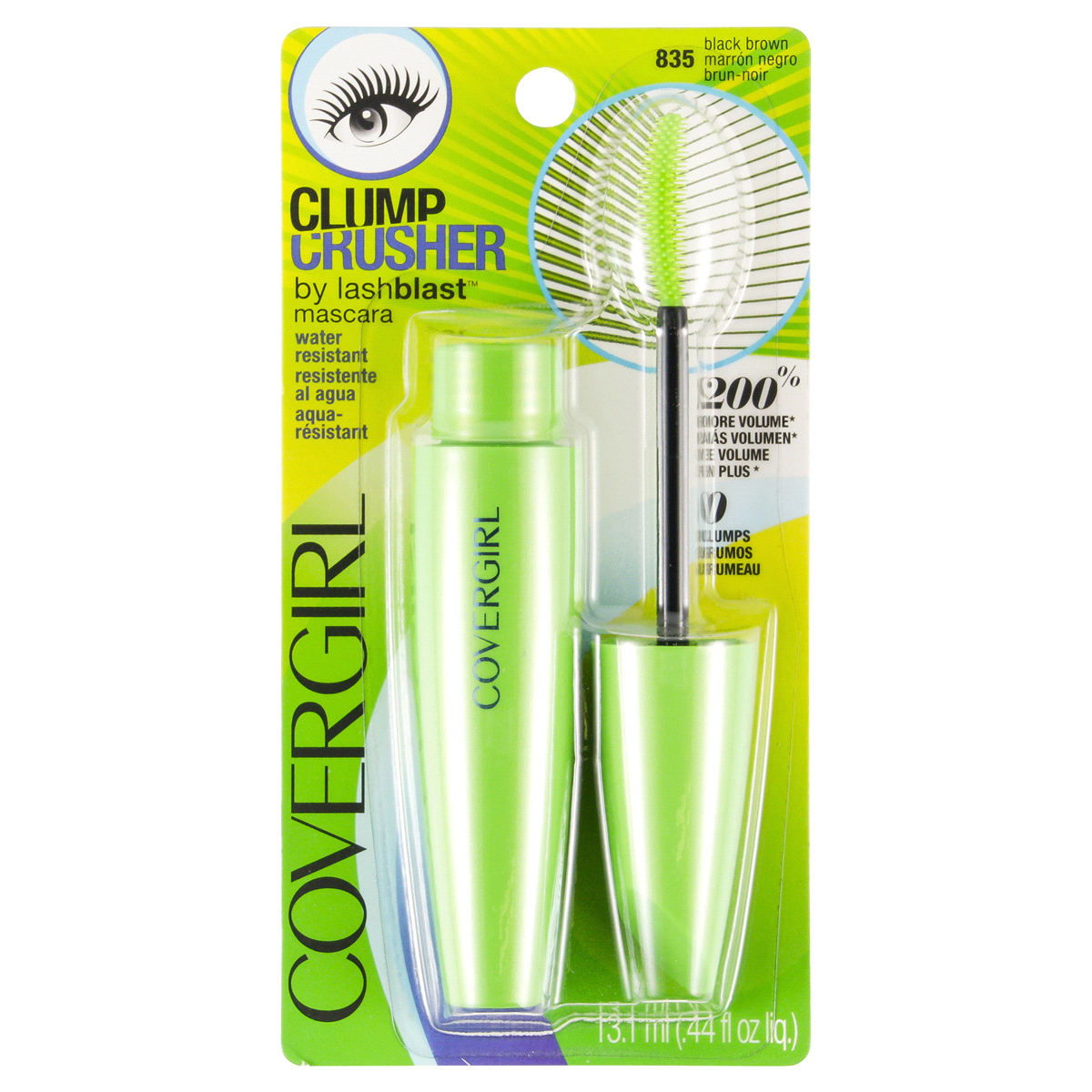 slide 1 of 2, Covergirl Clump Crusher By LashBlast Water Resistant Mascara, 0.44 oz