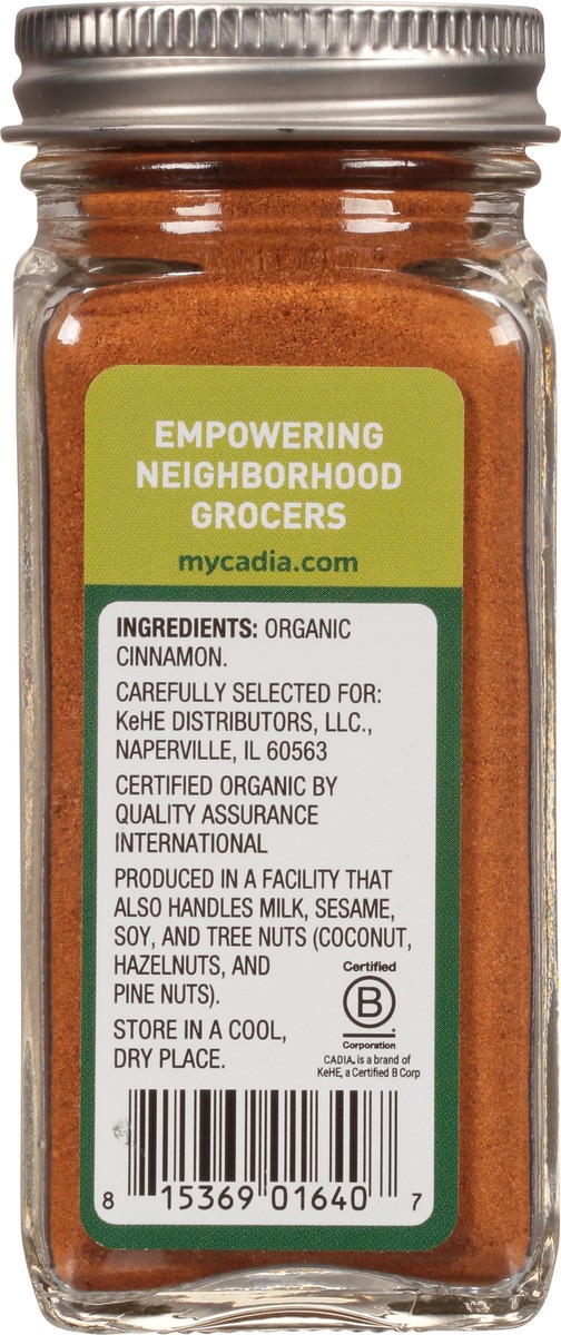 slide 11 of 13, Cadia Organic Ground Cinnamon - 1.5 oz, 1.5 oz