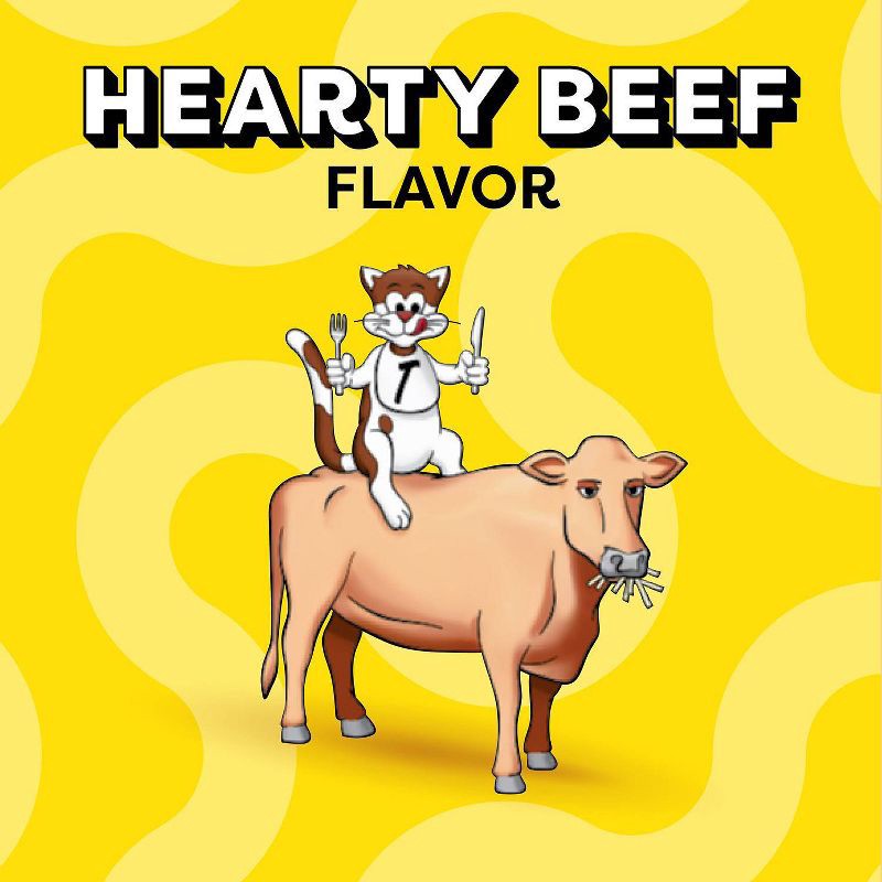 slide 8 of 10, Temptations Hearty Beef Flavor Crunchy Cat Treats - 6.3oz, 6.3 oz
