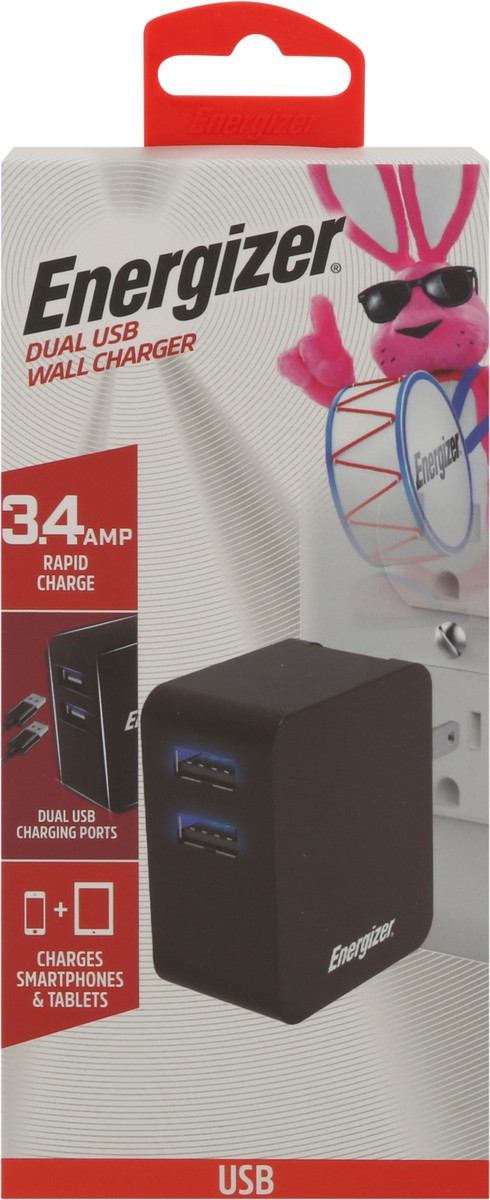 slide 5 of 9, Energizer Wall Usb Charger, 1 ct