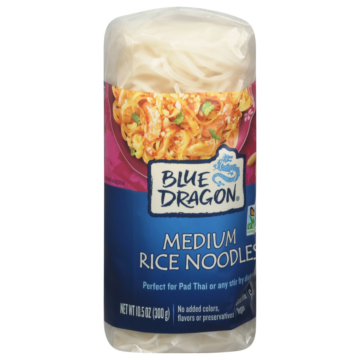 slide 2 of 9, Blue Dragon Medium Rice Noodles, 10.58 oz