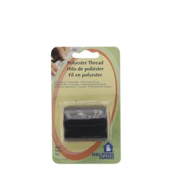 Helping Hand Super Strong Black Polyester Core Thread