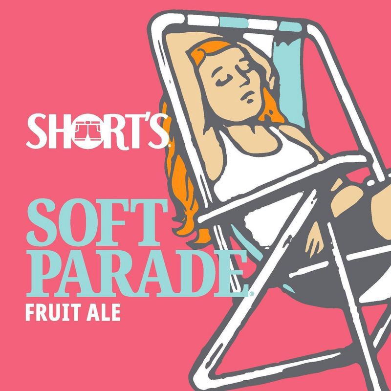 slide 5 of 5, Short's Brew Short's Soft Parade Fruit Ale Beer - 6pk/12 fl oz Cans, 6 ct; 12 fl oz