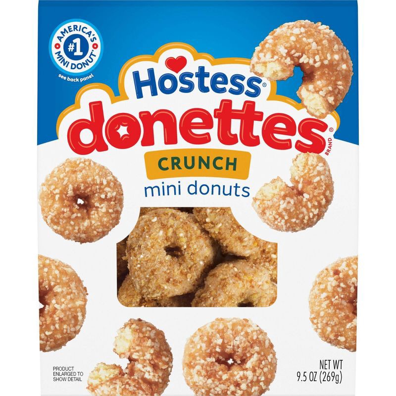 slide 1 of 4, Hostess Crunch Donettes - 9.5oz, 9.5 oz