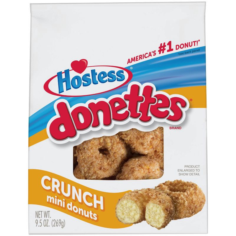 slide 9 of 13, Hostess Crunch Donettes - 9.5oz, 9.5 oz