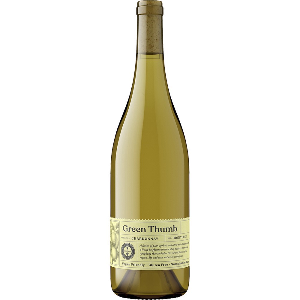 slide 1 of 1, Green Thumb Chardonnay, 750 ml