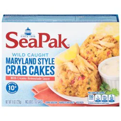 SeaPak Maryland Style Crab Cakes 8 oz. Box