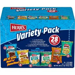 Herr's Snack Variety Pack - 28ct
