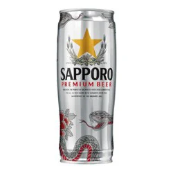 Sapporo Premium Beer - 22 fl oz Can
