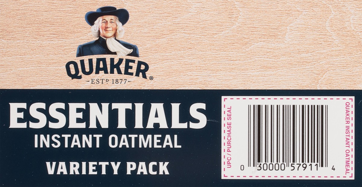 slide 3 of 15, Quaker Essentials Instant Oatmeal Variety 10.3 Oz, 6 Count, 6 ct