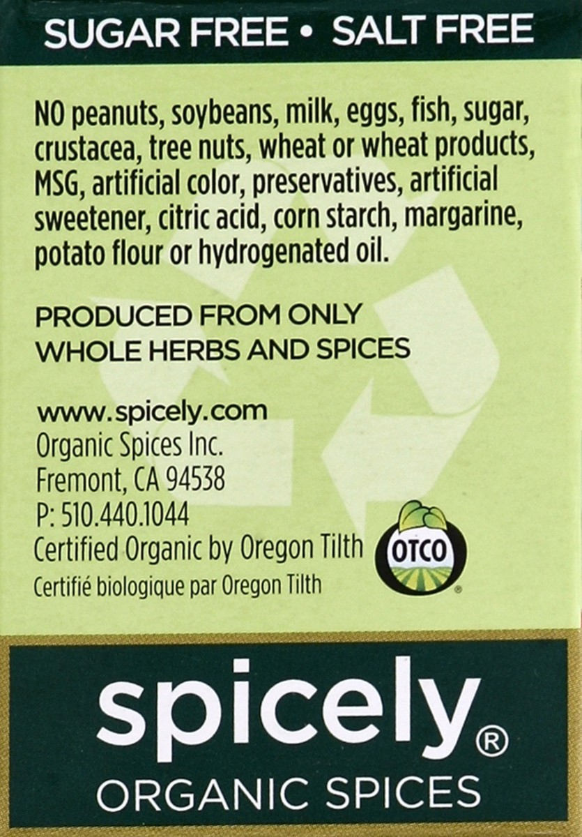 slide 3 of 4, Spicely Organic Spices Fajita Seasoning 0.4 oz, 0.4 oz