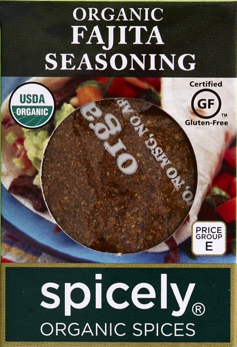 slide 4 of 4, Spicely Organic Spices Fajita Seasoning 0.4 oz, 0.4 oz