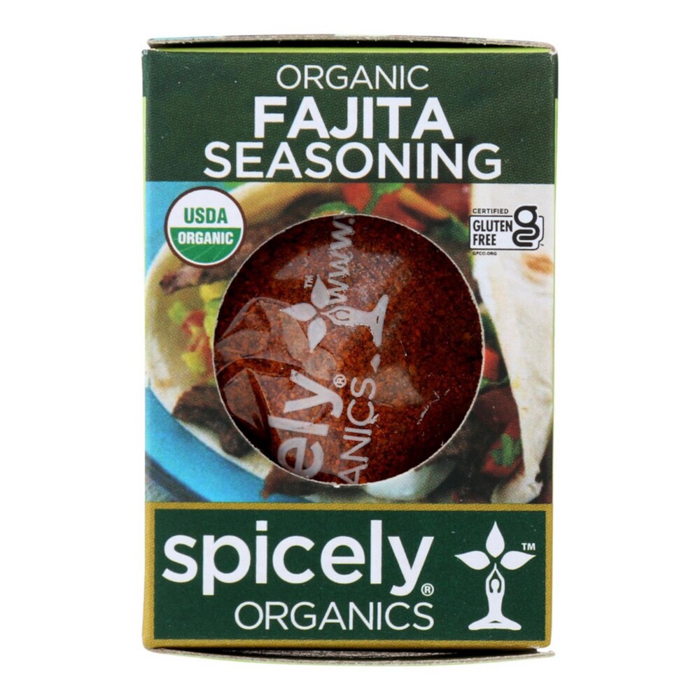 slide 1 of 4, Spicely Organic Spices Fajita Seasoning 0.4 oz, 0.4 oz