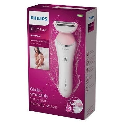 slide 1 of 1, Philips SatinShave Prestige Wet & Dry Women's Rechargeable Electric Shaver - BRL140, 1 ct