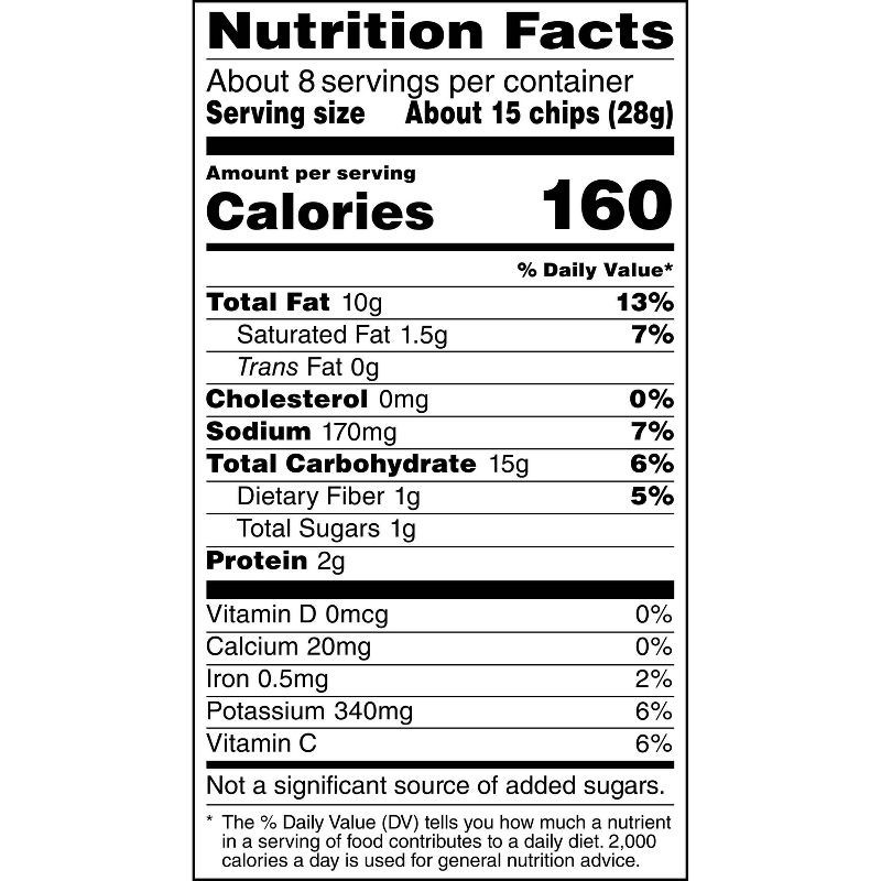 slide 6 of 7, Lay's Cheddar & Sour Cream Flavored Potato Chips - 7.75oz, 7.75 oz