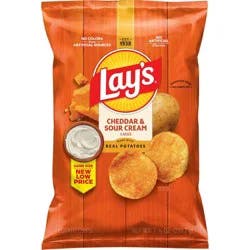Lay's Cheddar & Sour Cream Flavored Potato Chips - 7.75oz