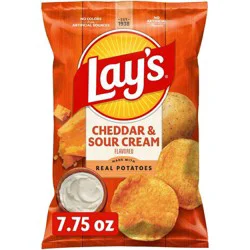 Lay's Cheddar & Sour Cream Flavored Potato Chips - 7.75oz