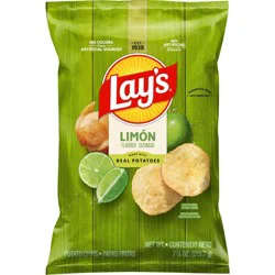 Lay's Limón Flavored Potato Chips - 7.75oz