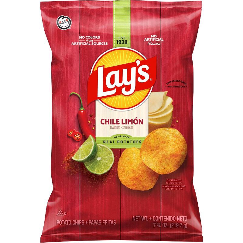 slide 1 of 7, Lay's Chile Limón Flavored Potato Chips - 7.75oz, 7.75 oz