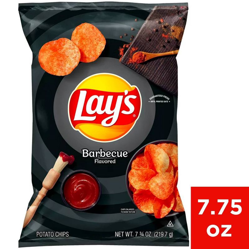 slide 1 of 3, Lay's Barbecue Flavored Potato Chips - 7.75oz, 7.75 oz