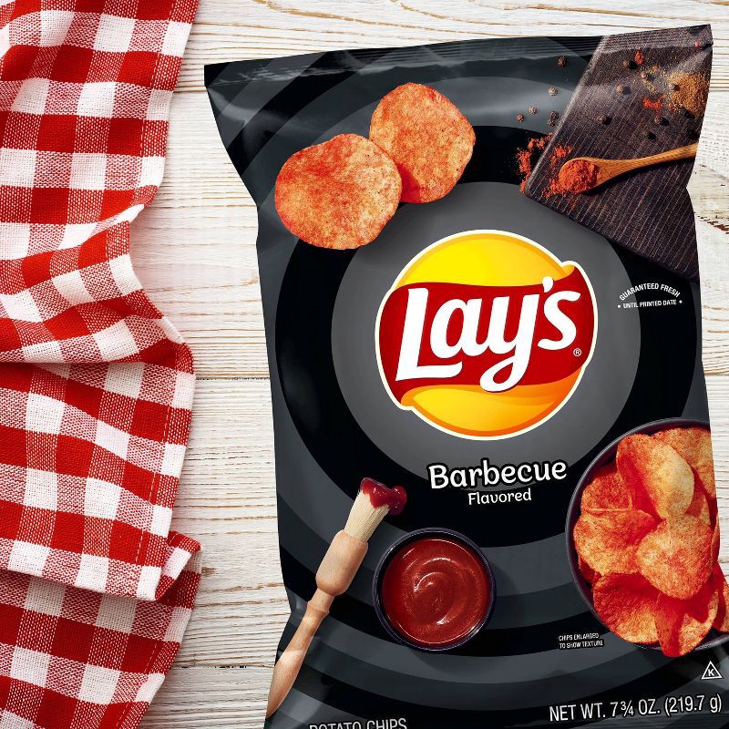slide 3 of 3, Lay's Barbecue Flavored Potato Chips - 7.75oz, 7.75 oz
