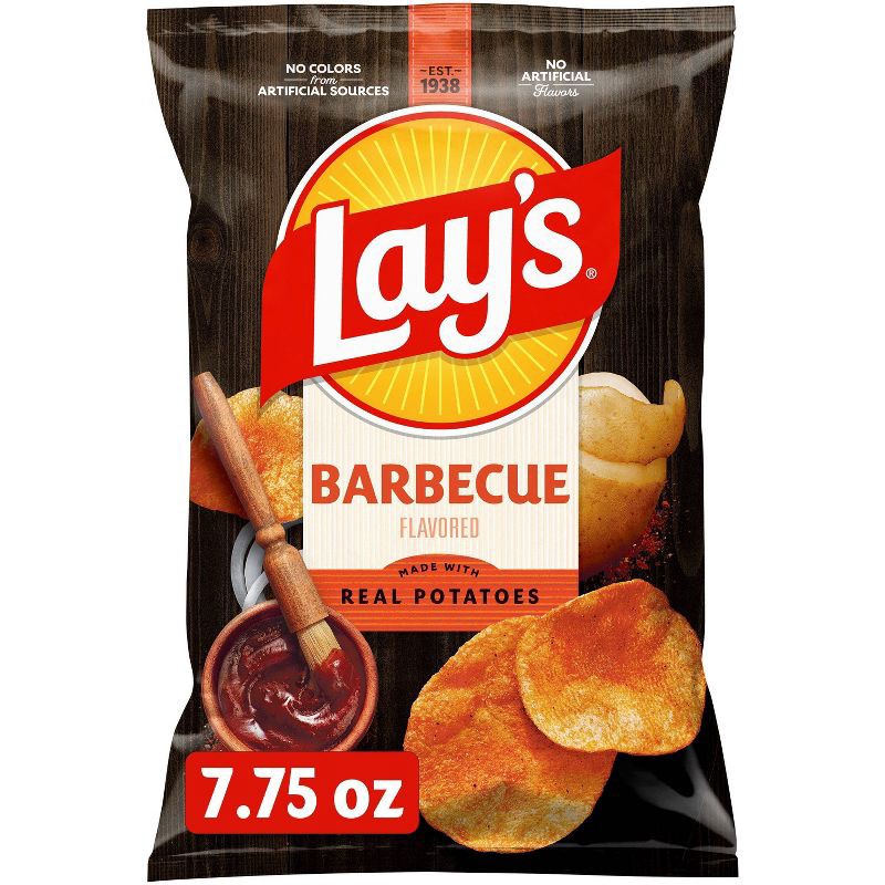 slide 1 of 7, Lay's Barbecue Flavored Potato Chips - 7.75oz, 7.75 oz