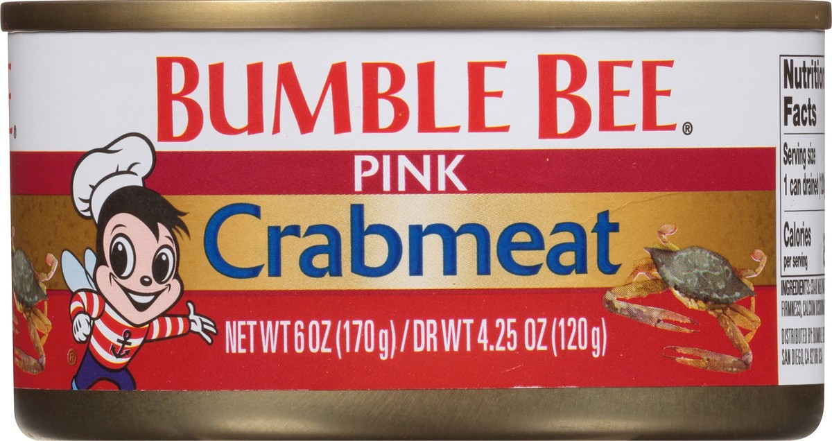 slide 6 of 11, Bumble Bee Pink Crabmeat EA, 6 oz