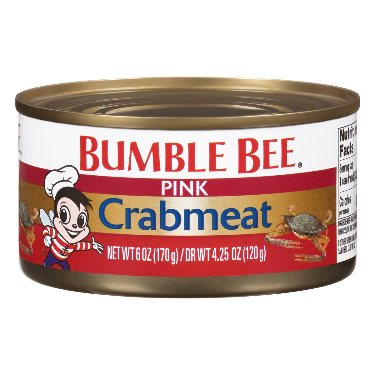 slide 4 of 11, Bumble Bee Pink Crabmeat EA, 6 oz