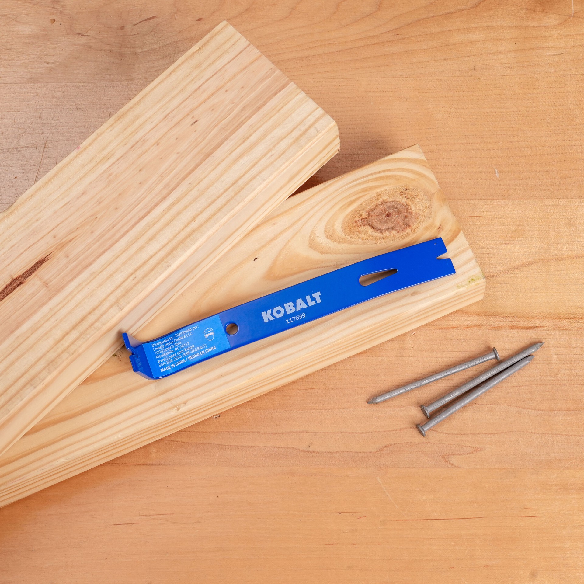 slide 5 of 6, Kobalt 7-in High carbon steel Pry bar, 1 ct