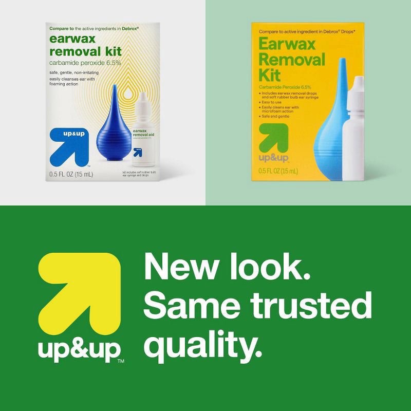 slide 5 of 5, Ear Wax Removal Kit - 0.5oz - up&up™, 0.5 oz