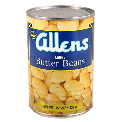slide 1 of 1, Allen's Large Butter Beans, 15.5 oz