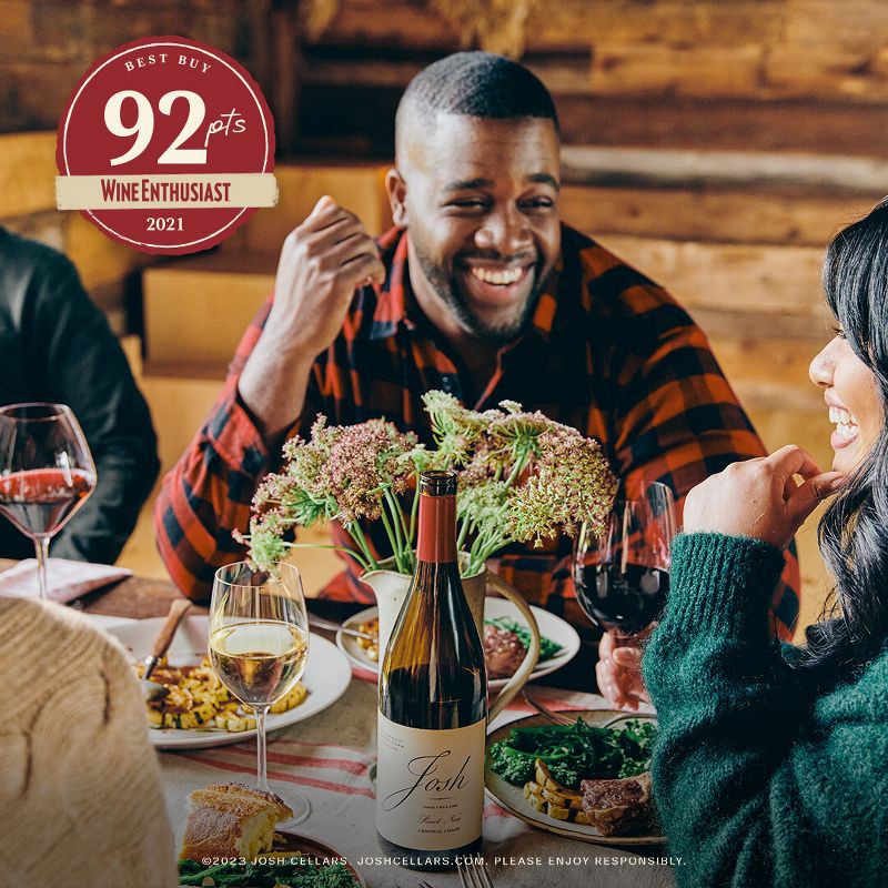 slide 5 of 9, Josh Cellars Pinot Noir Red Wine - 750ml Bottle, 750 ml