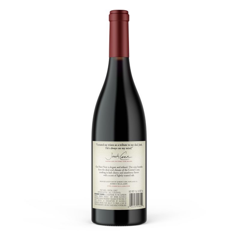 slide 7 of 9, Josh Cellars Pinot Noir Red Wine - 750ml Bottle, 750 ml