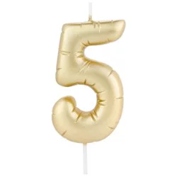 Hallmark Candle Set Gold Five Balloon
