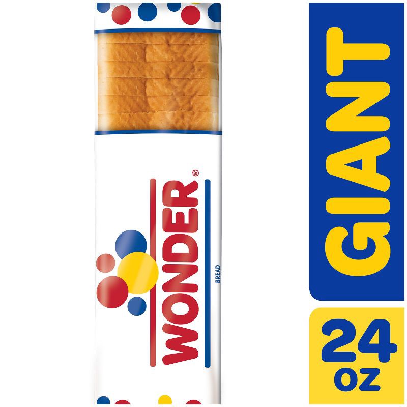 slide 3 of 11, Wonder Classic White bread - 24oz, 24 oz