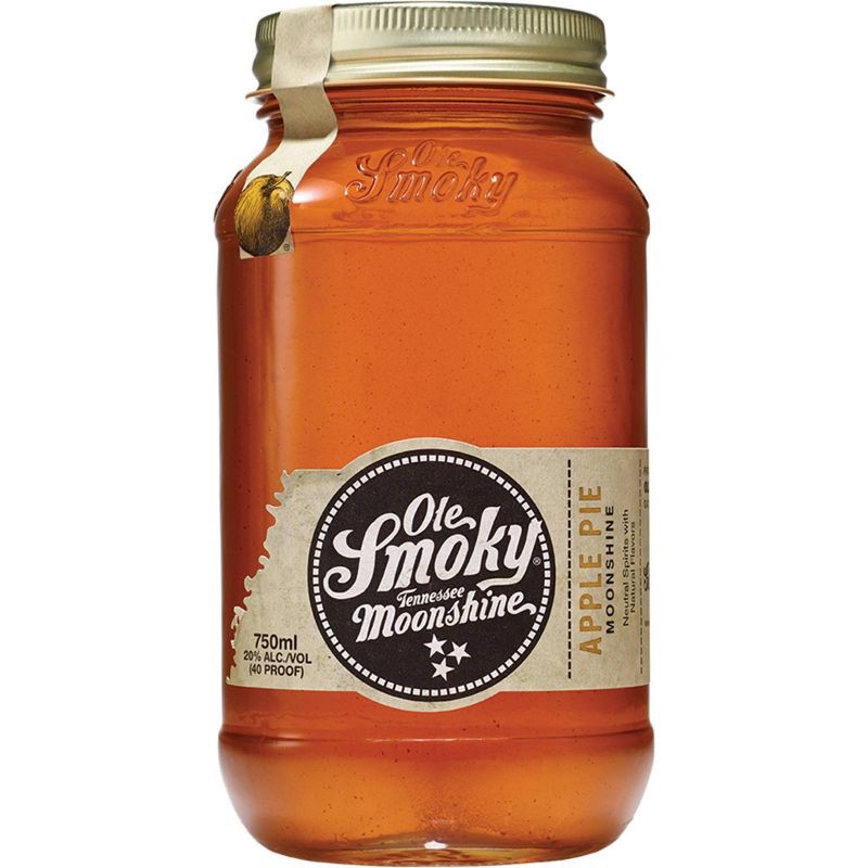 slide 1 of 1, Ole Smokey Ole Smoky Apple Pie Moonshine - 750ml Bottle, 750 ml