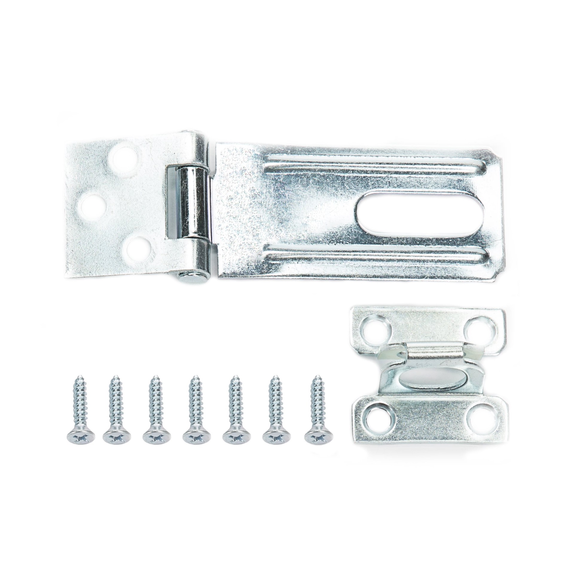 slide 1 of 6, RELIABILT 3-1/2-in Zinc Safety hasp, 1 ct