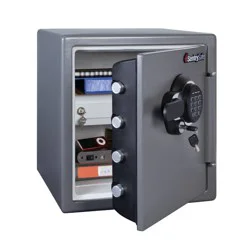 SentrySafe SentrySafe Electronic Fire Safe, 1.23 Cu Ft Capacity, Gunmetal