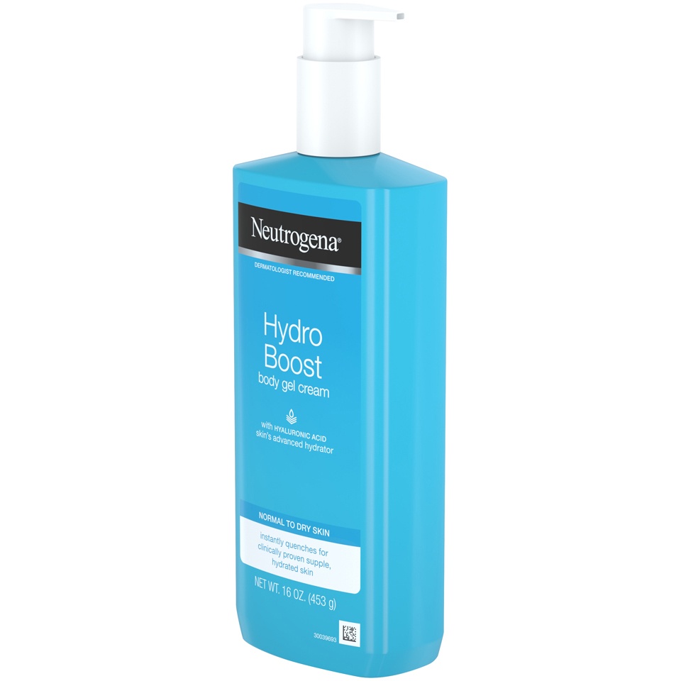slide 3 of 6, Neutrogena Hydro Boost Hydrating Body Gel Cream with Hyaluronic Acid - 16oz, 16 oz