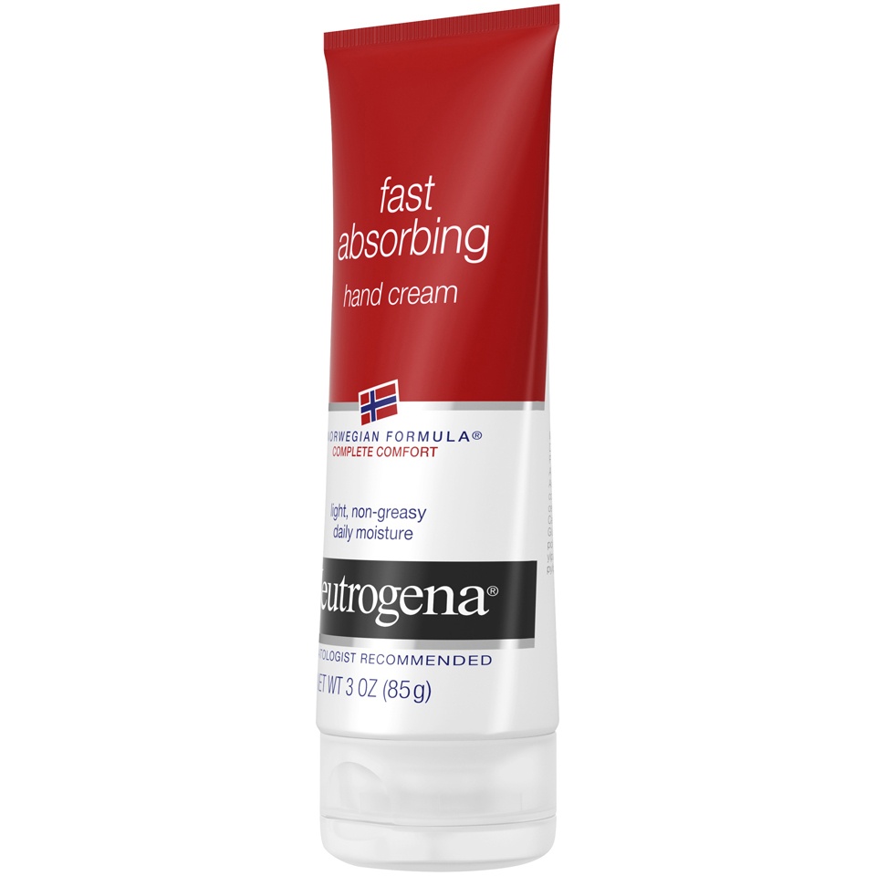 slide 3 of 6, Neutrogena Norwegian Formula Fast Absorbing Hand Cream, 3 oz