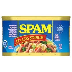SPAM Less Sodium