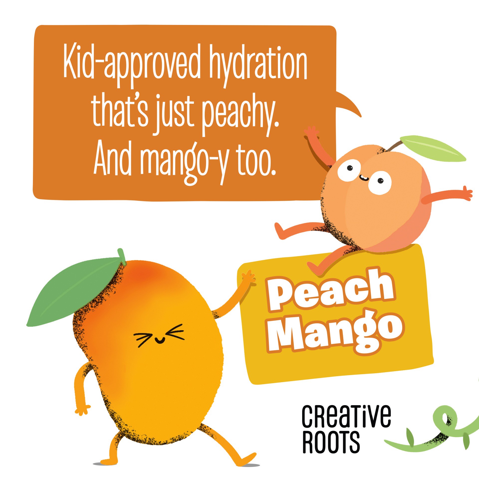 slide 3 of 13, Creative Roots Peach Mango Naturally Flavored Coconut Water Beverage, 8.5 fl oz Bottle, 8.50 fl oz