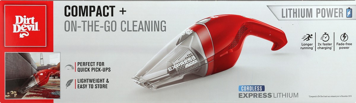 slide 6 of 9, Dirt Devil Express Lithium Cordless Handheld Vacuum 1 ea, 1 ct