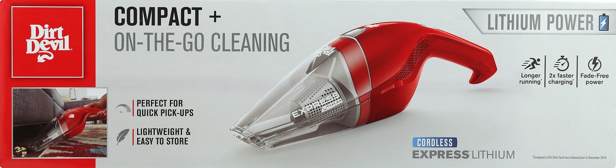 slide 1 of 9, Dirt Devil Express Lithium Cordless Handheld Vacuum 1 ea, 1 ct