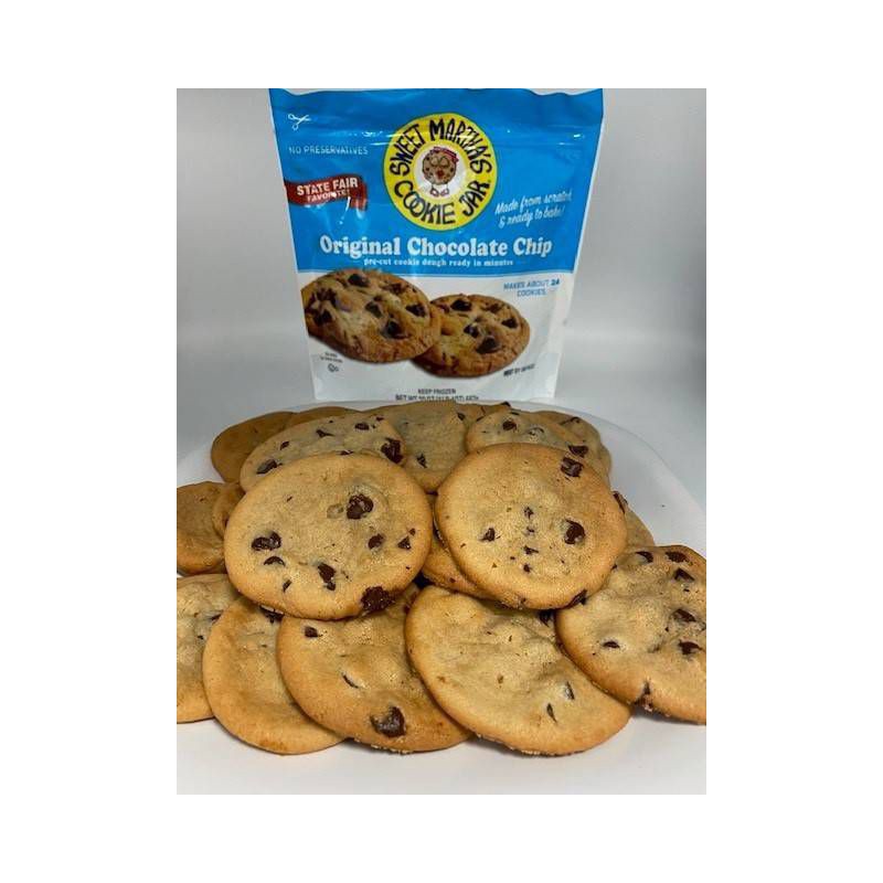 slide 4 of 4, Sweet Martha's Cookie Jar Sweet Martha's Original Chocolate Chip Frozen Cookie Dough - 20oz, 20 oz